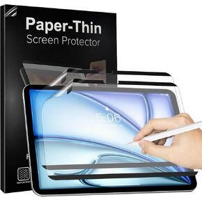 TiMOVO 1 Pack Magnetic Feel-Paper Screen Protector for iPad Air 13 inch M2 2024, Removable, Reusable, Matte Film for iPad Air 13 (A2898 A2899 A2900), Draw Like on Paper, Anti Glare, Anti Scratch,Matte