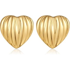 LILIE&WHITE Gold Shell Stud Earrings for Women Ocean Earrings Beach Earrings Hypoallergenic Earrings Fashion Jewelry Gift Earrings