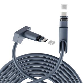 Starlink Gen 2 Cable,82FT/25M Replacement Cable Starlink, for Starlinks Internet Satellite Kit，Waterproof Standard Starlink Cable for Starlink V2 Rectangular Satellite High Speed Data Transfer(Gray)