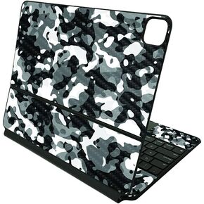 MightySkins Carbon Fiber Skin Compatible with Apple Magic Keyboard for iPad Pro 12.9" (3rd-6th Generation) - Viper Urban | Protective, Durable Textured Carbon Fiber Finish | Made in The USA