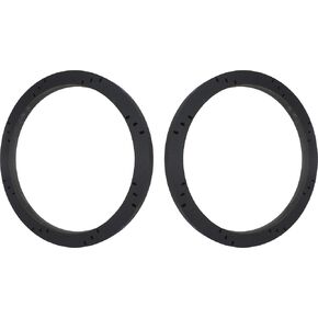 8" Subwoofer Speaker Spacers Depth Extender Extending Rings - 3/4" thick - ID: 7 1/8" OD: 8 7/8" - 1 Pair - SSK8XK - Stackable - Perfect For Framing Fiberglass Enclosures
