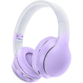 Kids Bluetooth Headphones,Lightweight Kids Girl Adult Wireless Headphone with Mic,Adjustable Headband,10H Playtime,Over Ear Kids Wireless Headphones for Tablet/iPad/Travel/School (Pink)