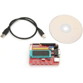 Learning Development Board, PIC16F877A Microcontroller Learning Board with RS232 Interface