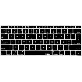 XSKN Portuguese Language Keyboard Cover Silicone Skin for New MacBook Pro 13" A1708 (2016 Release No Touch Bar) & MacBook 12" A1534 Retina