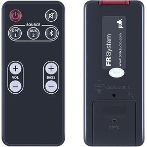 Replacement Remote Control Compatible with Polk Audio Sound Bar Speaker System FR1 DSB1 D581 RE95201 RE9520-1