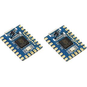 waveshare 2 Pack RP2040-Zero Mini Board High-Performance Pico-Like MCU Board Based on Raspberry Pi Microcontroller Chip RP2040,USB-C Connector,Low-Cost, Support C/C++,MicroPython