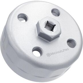 MichaelPro 84.4mm Oil Filter Cap Wrench Compatible with Mercedes-Benz, Dodge and Jeep 3.0L V6 Diesel Engines, 14 flutes, Easily Remove Stubborn Oil Filters | MP009099