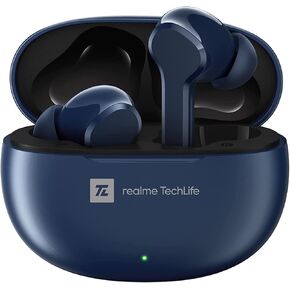 realme TechLife Buds T100 | IPX5 Water Resistance | Bluetooth 5.3 | up to 28 Hours Total Playback - (Black)