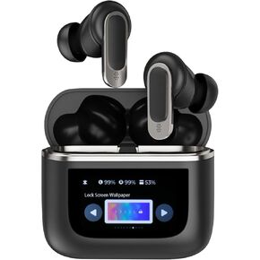 Wireless Bluetooth Headphones Touchscreen-ENC Noise Cancelling Versatile in-Ear Long Battery Life Bluetooth 5.3 IPX7 Waterproof Compatible with iOS/Android/Windows