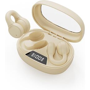 Wireless Ear Clip On Earbuds Open Ear Wireless Ear Clip On Cuff Headphones Bluetooth Bone Conduction Earbuds Earphones Bone Conduction Headphones Open Clip Ear Buds
