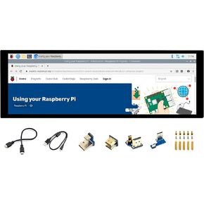 waveshare 7.9inch HDMI LCD 7.9" 400x1280 Capacitive Touch Screen LCD IPS Display Monitor, Toughened Glass Cover Support Raspberry Pi/Jetson Nano/PC/Windows 10/Raspbian/Ubuntu/Kali/WIN10 IoT/Retropie