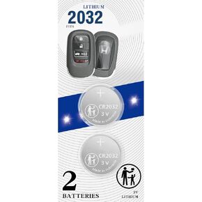 (2Pack CR2032 Remote Key Fob Battery Replacement for Honda 2022-2023+ Civic Accord and for Acura MDX Smart Key Prox Fob with ID: KR5TP-4 and P/N: 72147-T20-A11