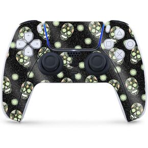 MightySkins Glossy Glitter Gaming Skin for PS5 / Playstation 5 Controller - Cactus Garden | Durable High-Gloss Glitter Finish | Easy to Apply and Change Style | Made in The USA
