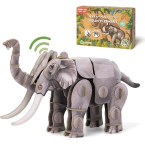 MAKEBUG Elephant Toy Paper 3D Puzzles wiht Sound, Gift Toys for Kids Ages 8-12 Years Old