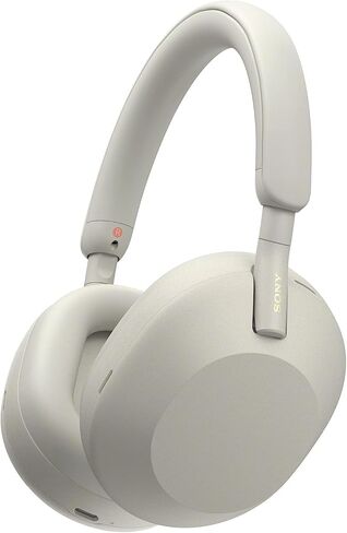 Sony WH-1000XM5 Noise Canceling Wireless Headphones - 30hr Battery Life - Over-Ear Style - Optimized for Alexa and Google Assistant - Built-in mic for Calls - Black in Kuwait