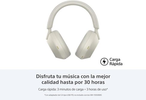 Sony WH-1000XM5 Noise Canceling Wireless Headphones - 30hr Battery Life - Over-Ear Style - Optimized for Alexa and Google Assistant - Built-in mic for Calls - Black in Kuwait