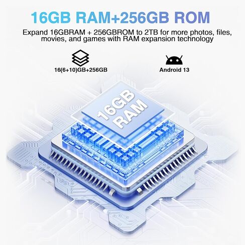 DOOGEE R08 جهاز لوحي متين Android 13، 7680 مللي أمبير في الساعة 10.1 بوصة 2K FHD+، 16(6+10 افتراضي) GB+256 جيجابايت كمبيوتر لوحي مقاوم للماء، 13 ميجابكسل ثماني النواة IP68&IP69K/شريحتين 4G LTE/5G WiFi/Face ID/GPS/OTG in Kuwait