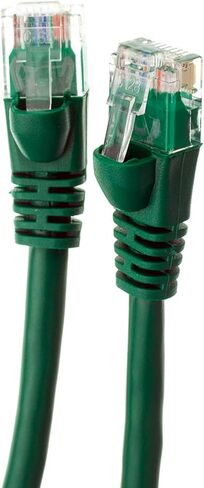 GOWOS Cat6 Ethernet Cable (10 FT - Green) 24AWG Network Cable with Gold Plated RJ45 Snagless/Molded/Booted Connector - 10 Gigabit/Sec High Speed LAN Internet/Patch Cable - 550MHz in Saudi Arabia