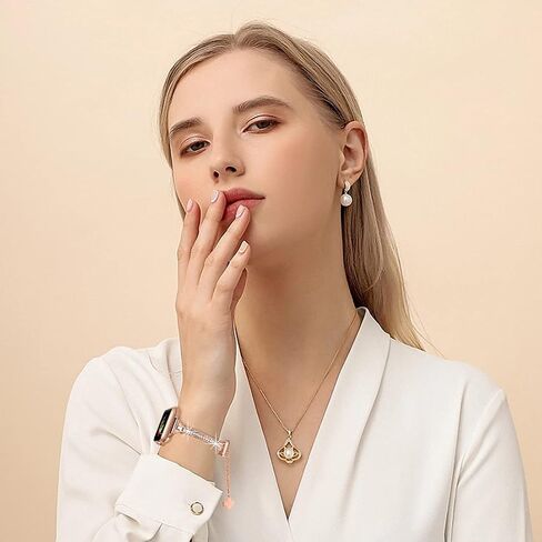 Fastgo Bling متوافق مع سوار ساعة Apple للنساء 41 مم 40 مم 38 مم 42 مم 44 مم 45 مم 49 مم، سوار معدني دايموند أنيق لساعة Iwatch، ذهبي in Kuwait