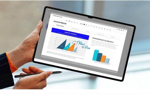 لقلم Galaxy Tab S9 Stylus (مع بلوتوث) بديل لجهاز Samsung Galaxy Tab S9 Ultra/Tab S9 Plus/Tab S9 جميع إصدارات قلم اللمس S Pen (أسود) in Kuwait
