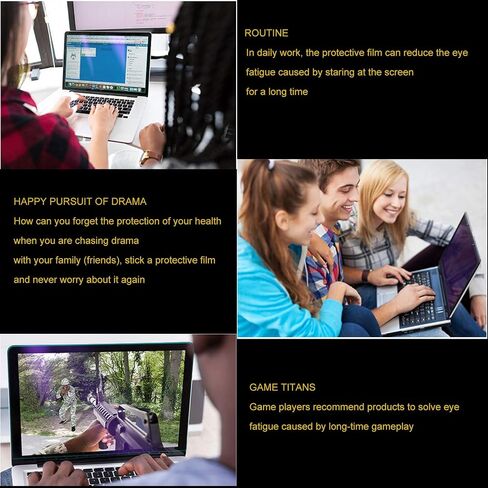 KEANBOLL 2 واقي شاشة غير لامع مضاد للوهج لجهاز Microsoft Surface Pro 7/Pro 7+/Pro 6/Pro 5/Pro 4 (12.3 بوصة)، مع غطاء لوحة مفاتيح مفاجئ، يساعد على تقليل التعب لعينيك in Saudi Arabia