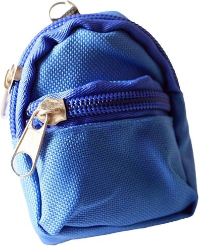 Blue Mini Doll Backpack School Bag Model Dollhouse School Accessory for 1/6 Scale Dollhouse Décor in Saudi Arabia