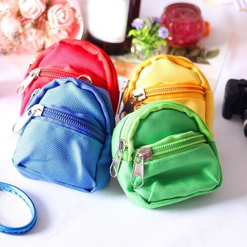 Blue Mini Doll Backpack School Bag Model Dollhouse School Accessory for 1/6 Scale Dollhouse Décor in Saudi Arabia