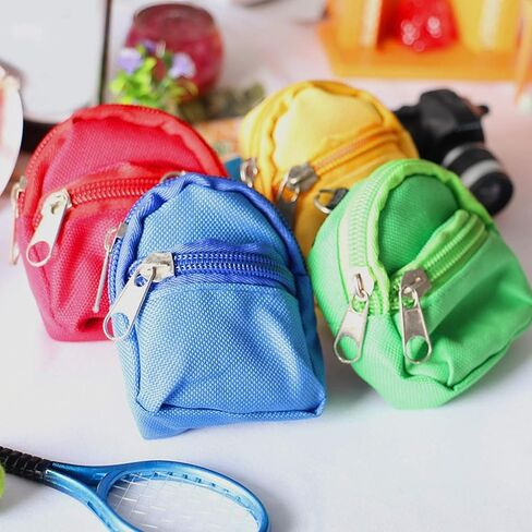 Blue Mini Doll Backpack School Bag Model Dollhouse School Accessory for 1/6 Scale Dollhouse Décor in Saudi Arabia