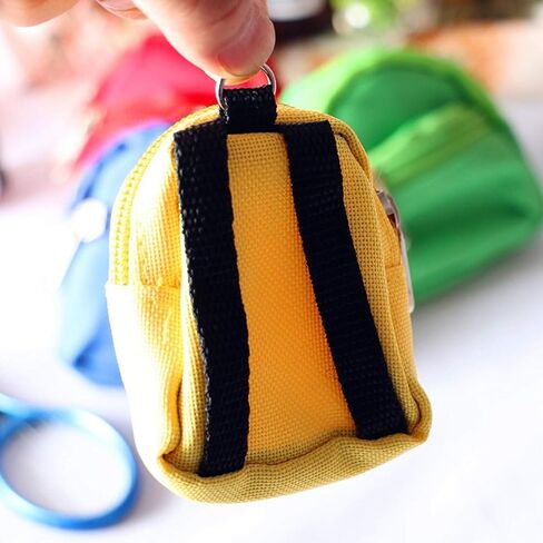 Blue Mini Doll Backpack School Bag Model Dollhouse School Accessory for 1/6 Scale Dollhouse Décor in Saudi Arabia