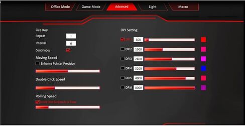 ماوس ألعاب UMILA PC مع أزرار جانبية، ماوس سلكي، أجهزة كمبيوتر محمولة ماوس RGB، قابل للتعديل 8000 نقطة في البوصة، متوافق مع أجهزة الكمبيوتر التي تعمل بنظام Windows، أسود in Kuwait