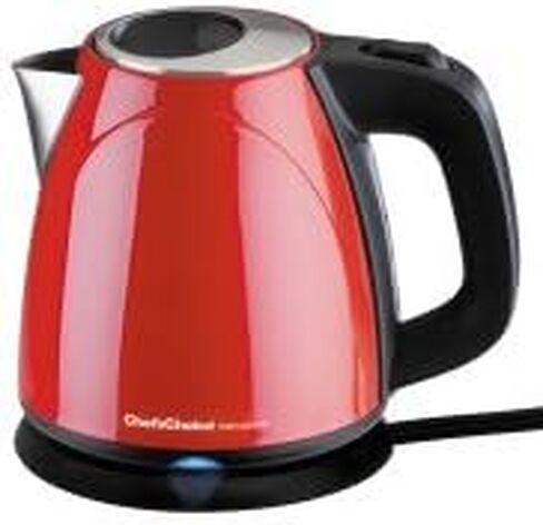 Chef's Choice Cordless Compact Electric Kettle Features Boil Dry Protection & Auto Shut Off Easy Pour, 1-Liter, Black in Saudi Arabia