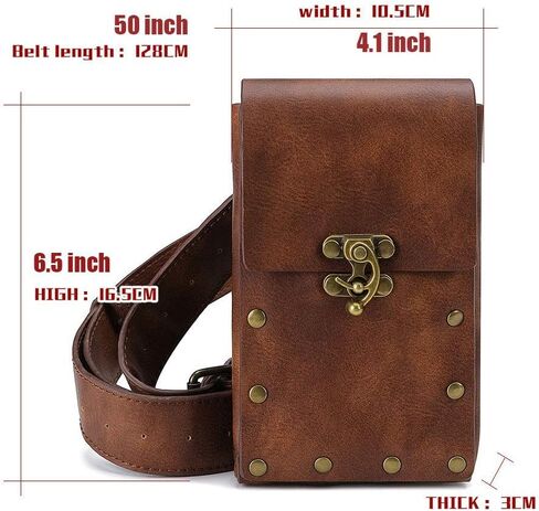 Renaissance Costume Accessory Retro Belt Pouch Steampunk Medieval Casual Waist Bag Gothic Festival Cosplay Halloween Sets in Saudi Arabia
