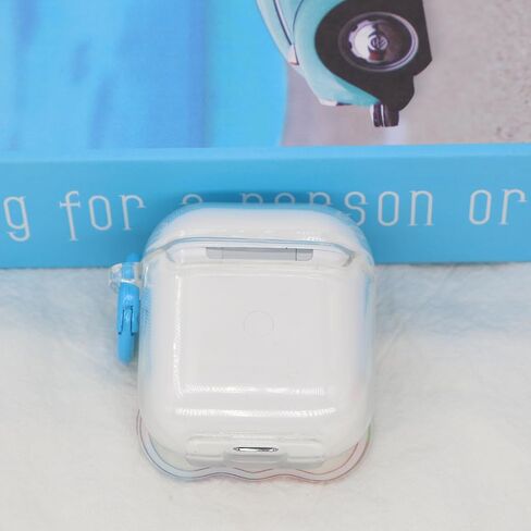 Clown Clear Headphone Case Compatible with AirPods 2nd 1st Generation in Saudi Arabia