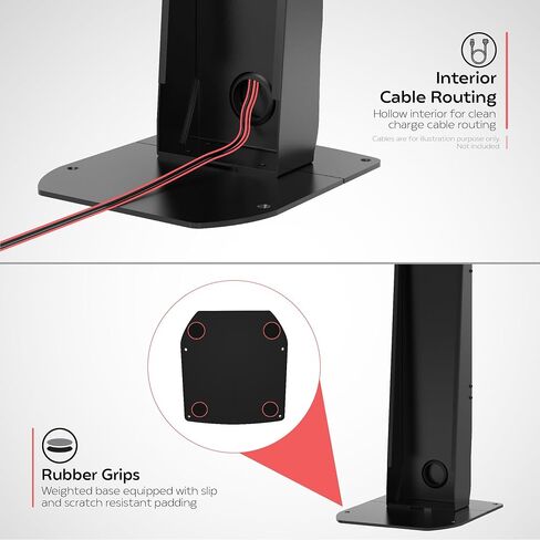 Premium Monitor Floor Stand - CTA Premium Floor Stand for Monitors up 32" - Black - (ADD-PARAFSM) in Saudi Arabia