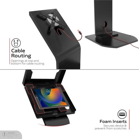 حامل أرضي للشاشات المتميزة - حامل أرضي ممتاز من CTA للشاشات حتى مقاس 32 بوصة - أسود - (ADD-PARAFSM) in Kuwait