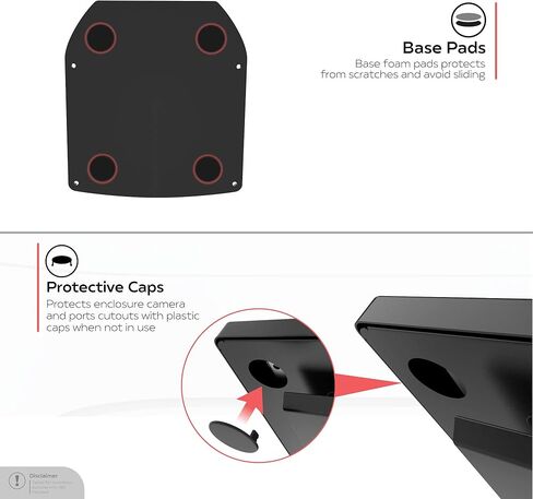 حامل أرضي للشاشات المتميزة - حامل أرضي ممتاز من CTA للشاشات حتى مقاس 32 بوصة - أسود - (ADD-PARAFSM) in Kuwait