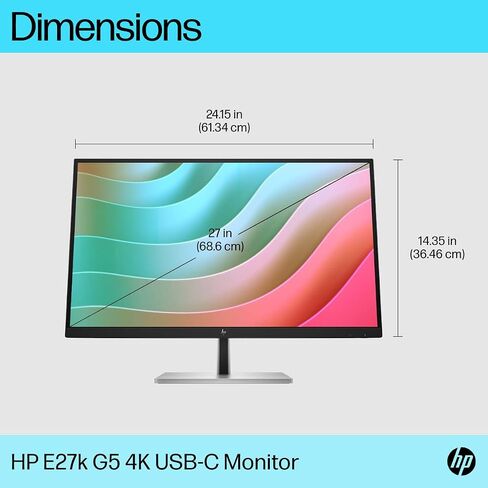 HP E27k G5 27" Class 4K UHD LCD Monitor - 16:9 in Saudi Arabia