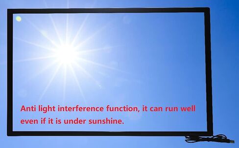 21.5 Inch Multi Points IR Touch Screen, Infrared Touch Screen Panel, USB Free Driver with Tempered Glass for Kiosks, Touch Screen Monitor, Interactive Device Machine in Saudi Arabia