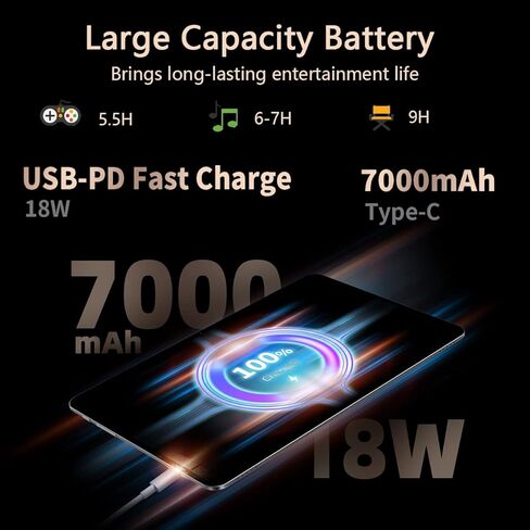 تابلت TECLAST Android 11 10.4 بوصة T40Pro Gaming Tablet 8GB RAM 128GB ROM 1 تيرابايت توسيع 2.0 جيجا هرتز ثماني النواة Android Tablet 7000mAh 18W PD شحن سريع 13MP كاميرا 2K FHD 2000x1200 5G Dual WiFi Bluetooth in Kuwait