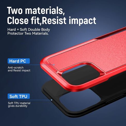 for iPhone 11 Pro Case,with Screen Protector,[Military Grade Drop Tested] Heavy-Duty Tough Rugged Shockproof Protective Case for iPhone 11 Pro 5.8 inch, Black in Saudi Arabia