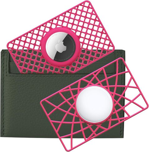 WALNEW AirTag Wallet Holder 2 Pack, Ultra Slim Thin Credit Card Size Case for Air Tags, 0.1 inch Thickness Airtag Holder for Purse, Backpack, Clutch Bag, Handbag in Saudi Arabia
