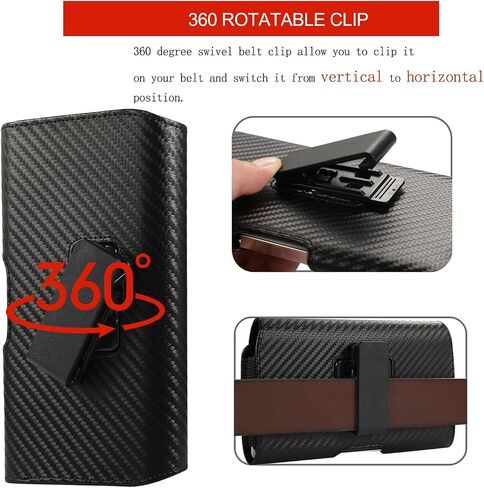 for Galaxy S24 S23 Ultra 5G Holster Case, Galaxy S22 S21 Ultra 5G Note 20 Ultra Swivel Phone Holster Case Belt Clip Holder Pouch for Galaxy A15 A14 A13 A03S A32 A53 (XL (6.85" x 3.6" x 0.75")) in Saudi Arabia