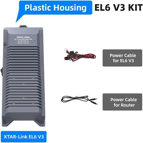 Starlink DC Conversion KT,XTAR EL6 V3 12V to 56V All-in-one DC Power Supply for Starlink Standard ACTUATED (Gen 3),Reduce Power Consumption (EL6 KT) in Saudi Arabia