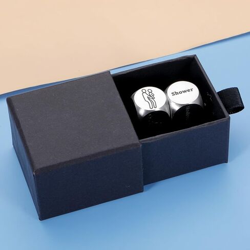 KINMES 2 PCS Funny Date Night Dice Valentines Day Gifts for Him Her Naughty Decision Dice for Boyfriend Girlfriend Men Women Gag Game Dice Gifts for Adults Party Wedding Anniversary Birthday in Saudi Arabia