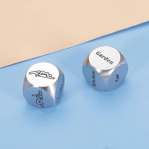 KINMES 2 PCS Funny Date Night Dice Valentines Day Gifts for Him Her Naughty Decision Dice for Boyfriend Girlfriend Men Women Gag Game Dice Gifts for Adults Party Wedding Anniversary Birthday in Saudi Arabia