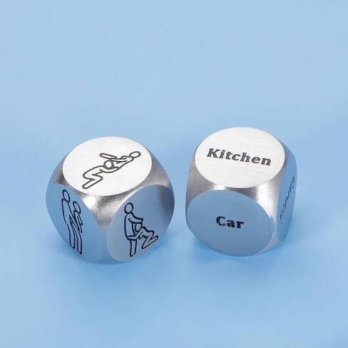 KINMES 2 PCS Funny Date Night Dice Valentines Day Gifts for Him Her Naughty Decision Dice for Boyfriend Girlfriend Men Women Gag Game Dice Gifts for Adults Party Wedding Anniversary Birthday in Saudi Arabia