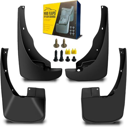 Mud Flaps Fit for 2019-2023 Chevy Silverado 1500 (Not fit Submodel ZR2 ; LT Trail Boss and Custom Trail Boss), Dedicated Mudguard for Four Seasons Universal Protection, Front and Rear in Kuwait