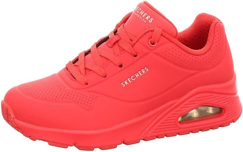 Skechers Women's Uno-Stand on Air Sneaker, Coral, 7 in Kuwait