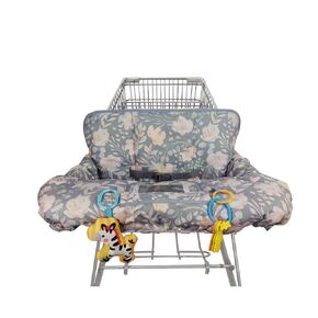 ICOPUCA Shopping Cart Cover for baby, 2 in 1 cart cover for babies N high chair cover, padded grocery cart cover for baby girl boy, universal fit