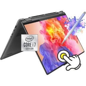 Lenovo Yoga 7i 2-in-1 16" WUXGA 16:10 Touchscreen Laptop, Intel Core i7-1355U, Fingerprint Reader, Backlit KB, 2 x Thunderbolt, Win 11, Storm Grey (16GB RAM | 1TB SSD)